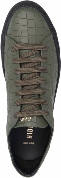 Hide&Jack Essence Croco sneakers Groen