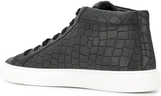 Hide&Jack Essence Croco sneakers Zwart