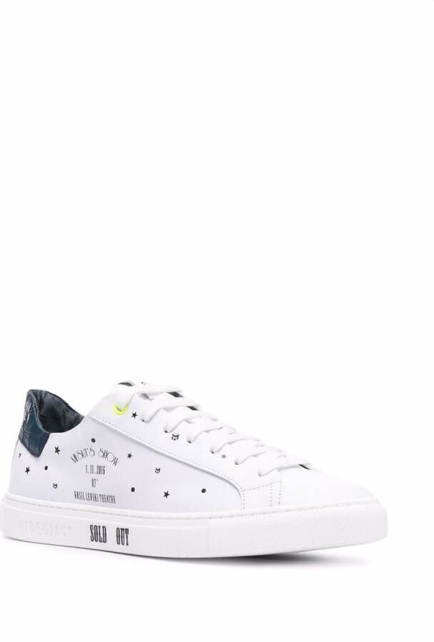 Hide&Jack Sneakers met logoprint Wit