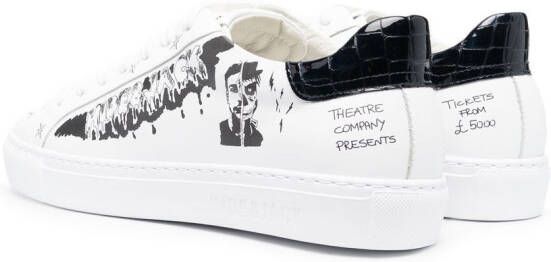 Hide&Jack Essence Sketch sneakers Wit