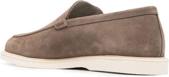 Hogan Loafers met contrasterende zool Beige