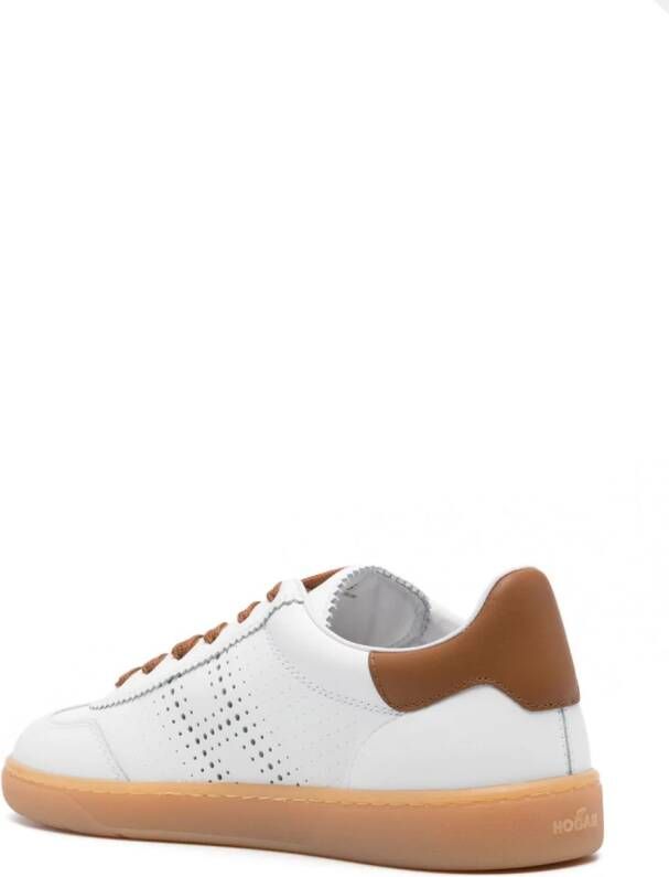 Hogan Cool leren sneakers Wit