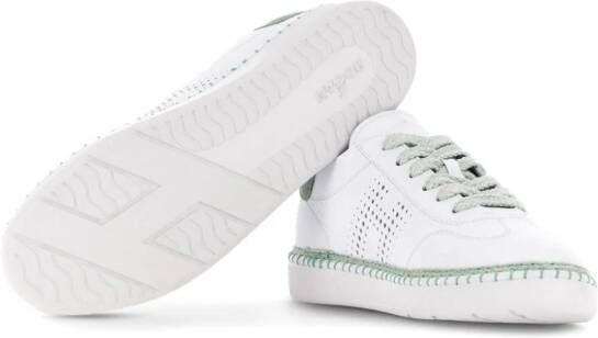 Hogan Cool leren sneakers met logo Wit