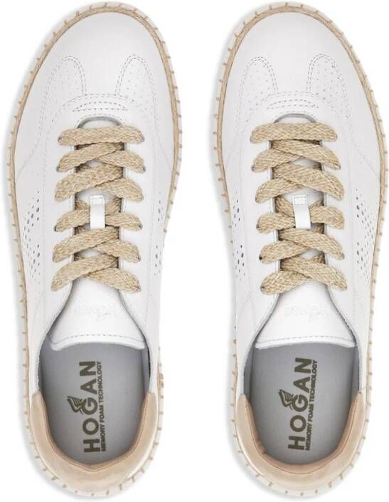 Hogan Cool sneakers met geperforeerd logo Wit