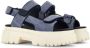 Hogan Denim sandalen Blauw - Thumbnail 2