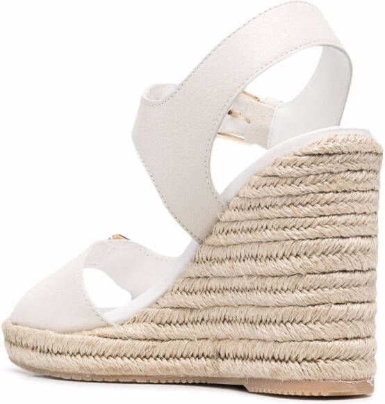 Hogan Espadrilles met plateauzool Wit Schoenen