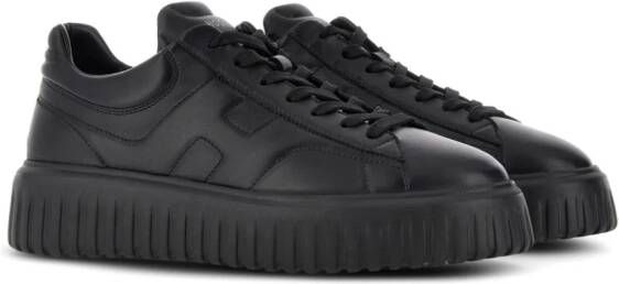Hogan Leren sneakers Zwart