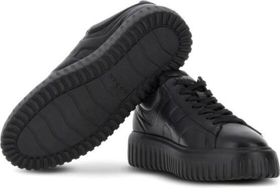 Hogan Leren sneakers Zwart
