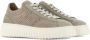 Hogan H-Stripes suède sneakers Beige - Thumbnail 2