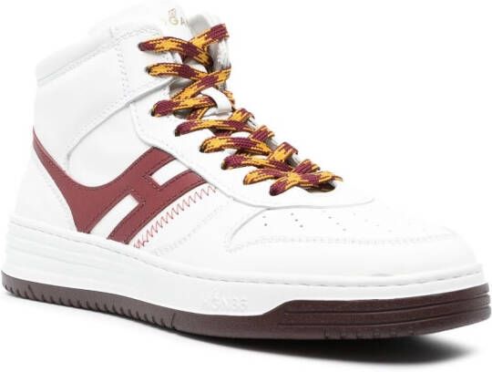 Hogan H360 Basket high-top sneakers Wit