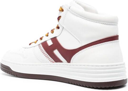 Hogan H360 Basket high-top sneakers Wit