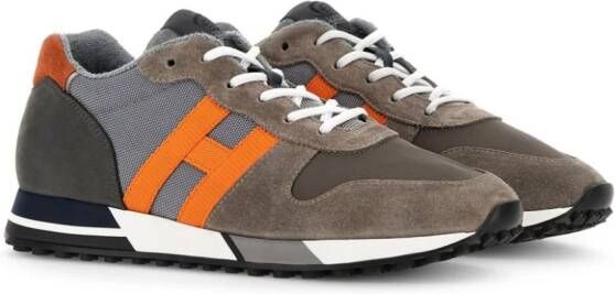 Hogan H383 suède sneakers Bruin