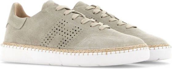 Hogan H420 suède sneakers Beige