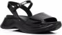 Hogan H585 sandalen met chunky zool Zwart - Thumbnail 2