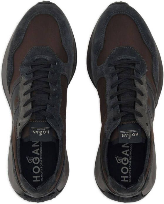 Hogan H601 sneakers met vlakken Zwart