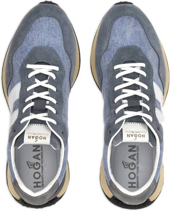 Hogan H601 suède sneakers Blauw