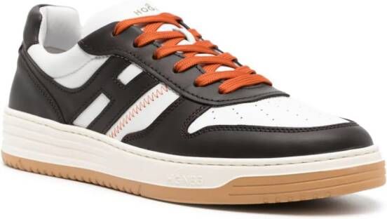 Hogan H630 leren sneakers Bruin