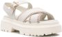 Hogan H644 leren sandalen Beige - Thumbnail 2