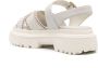 Hogan H644 leren sandalen Beige - Thumbnail 3