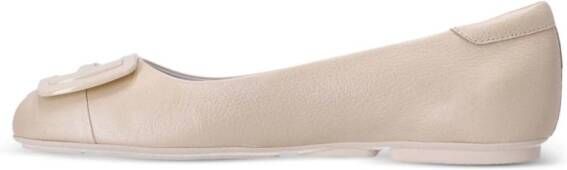 Hogan H661 lakleren ballerina's Beige