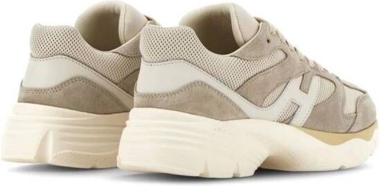 Hogan H665 sneakers met vlakken Beige