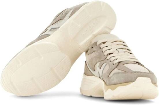 Hogan H665 sneakers met vlakken Beige