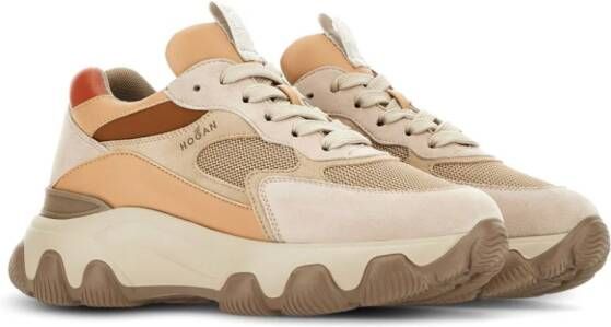 Hogan Hyperactive sneakers met vlakken Beige