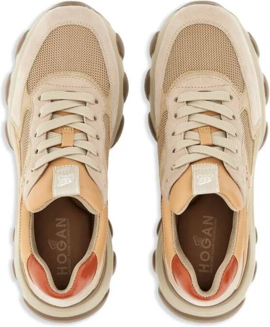 Hogan Hyperactive sneakers met vlakken Beige