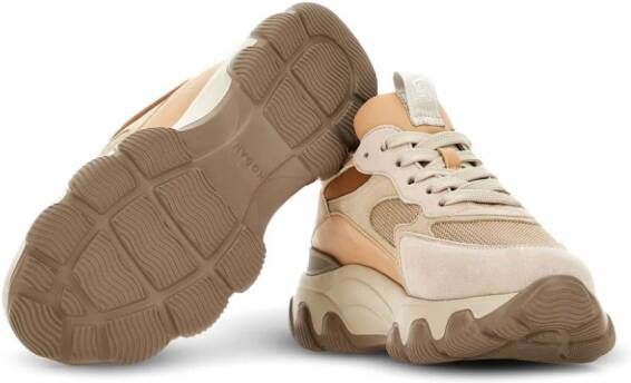 Hogan Hyperactive sneakers met vlakken Beige