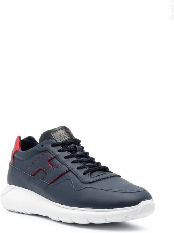 Hogan Interactive 3 leren sneakers Blauw