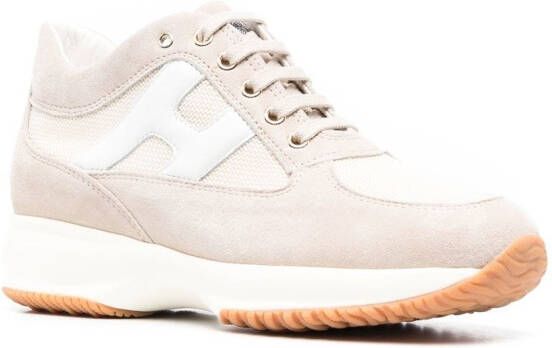 Hogan Interactive low-top sneakers Beige
