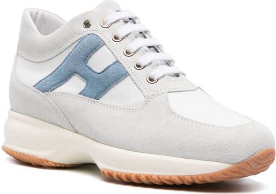 Hogan Interactive sneakers met vlakken Beige