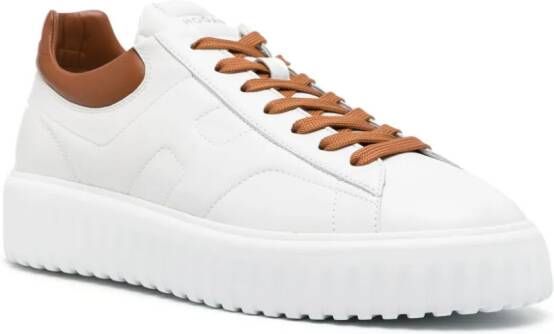 Hogan Leren sneakers Wit