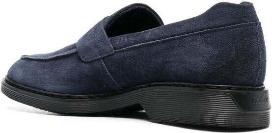 Hogan Loafers met geborsteld-effect Blauw