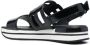 Hogan Slingback sandalen met logo reliëf Zwart - Thumbnail 3