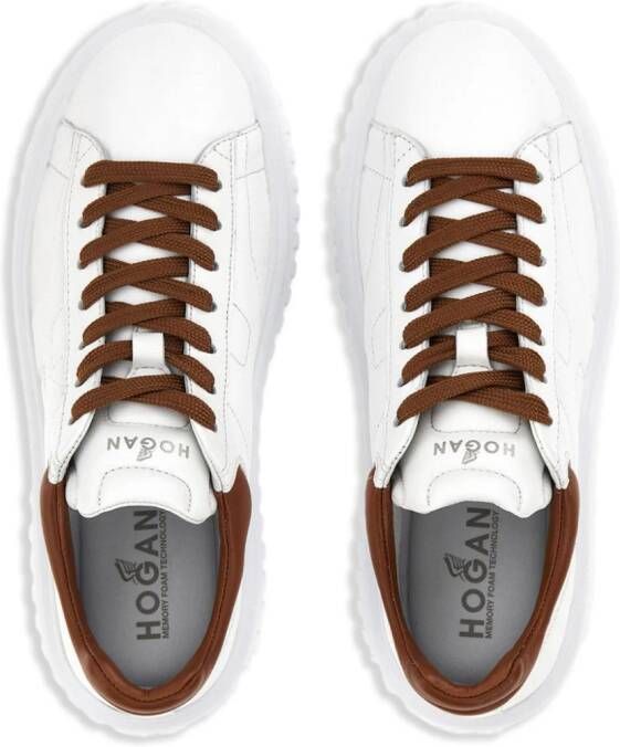 Hogan Sneakers met geborduurd logo Wit