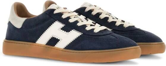 Hogan Sneakers met logopatch Blauw