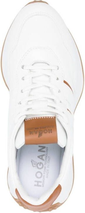 Hogan Low-top sneakers met logopatch Wit