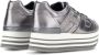 Hogan Maxi H222 sneakers met plateauzool Zilver - Thumbnail 3