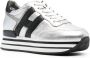 Hogan Midi Platform sneakers Zilver - Thumbnail 2