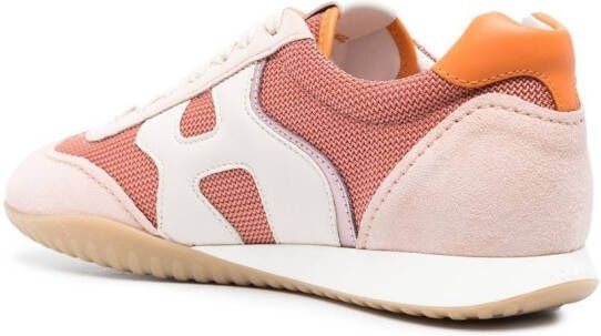 Hogan Olympia-Z leren sneakers Roze