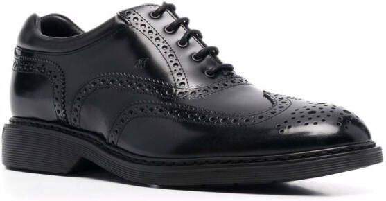 Hogan Oxford leren schoenen Zwart