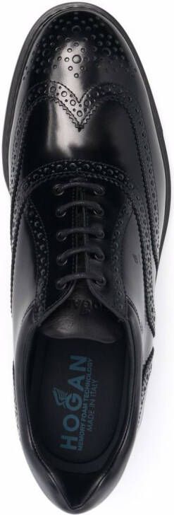 Hogan Oxford leren schoenen Zwart