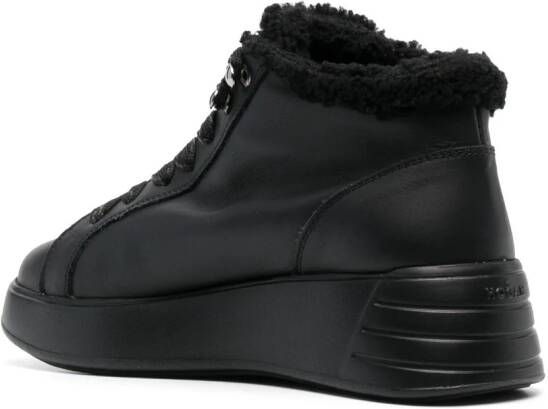 Hogan Rebel leren sneakers Zwart