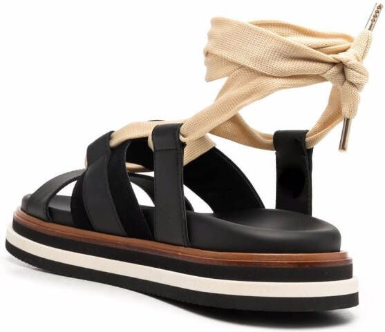 Hogan Sandalen met bandjes Zwart