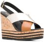Hogan Sandalen met gekruiste bandjes Bruin - Thumbnail 2