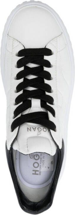 Hogan Sneakers met geborduurd logo Wit