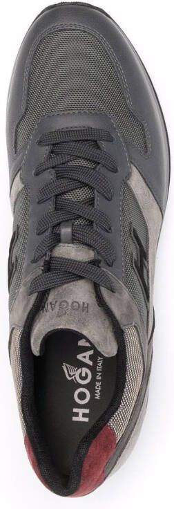 Hogan Sneakers met logoprint Grijs