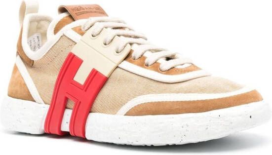 Hogan Sneakers met vlakken Beige