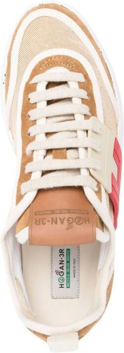 Hogan Sneakers met vlakken Beige